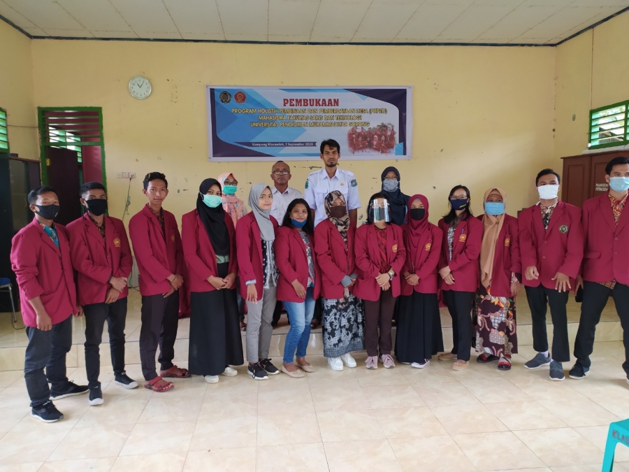 Mahasiswa Akuakultur ikut serta dalam Program Holistik Pembinaan dan Pemberdayaan Desa (PHPD2) 2020